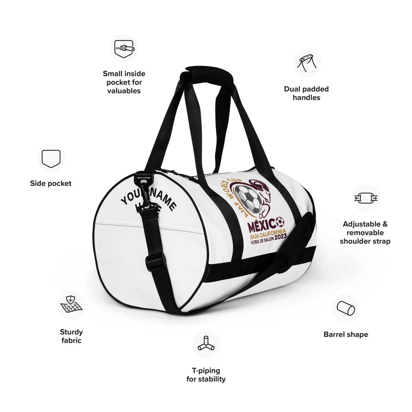 2023 AMF World Cup Personalised Gym Bag