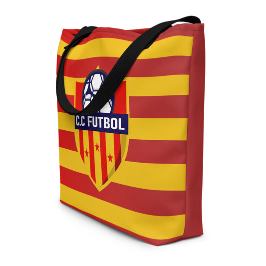 CC Futbol Custom Large Tote Bag