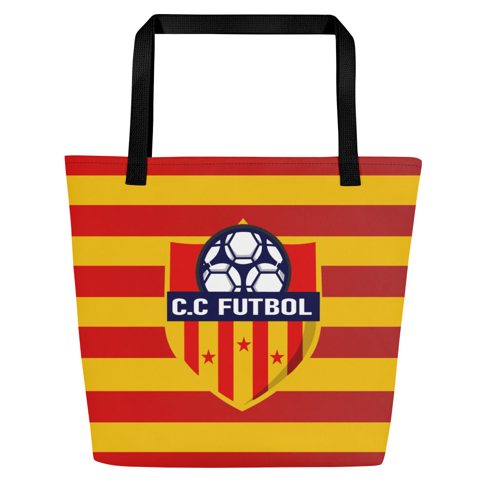 CC Futbol Custom Large Tote Bag