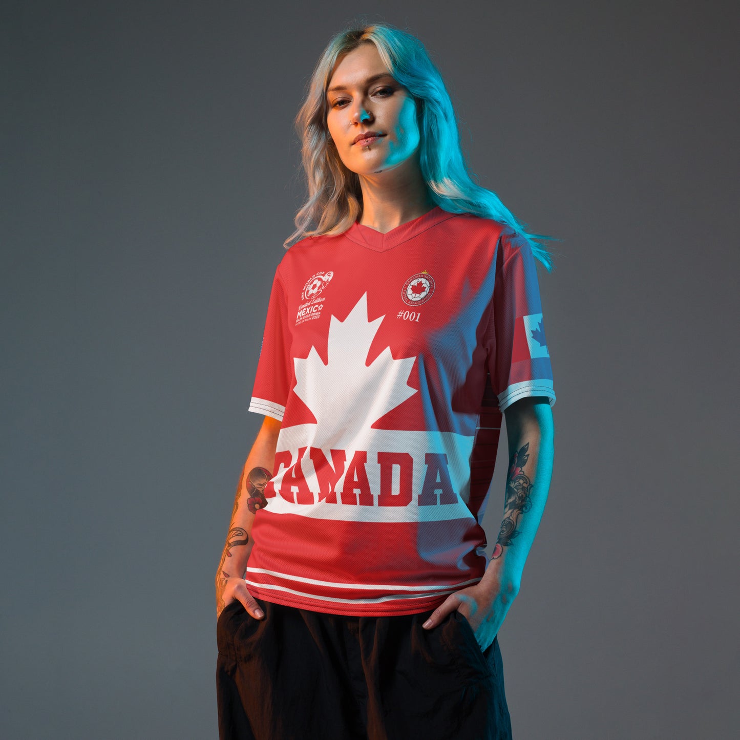 2023 AMF World Cup Canada Supporters Jersey Design 2