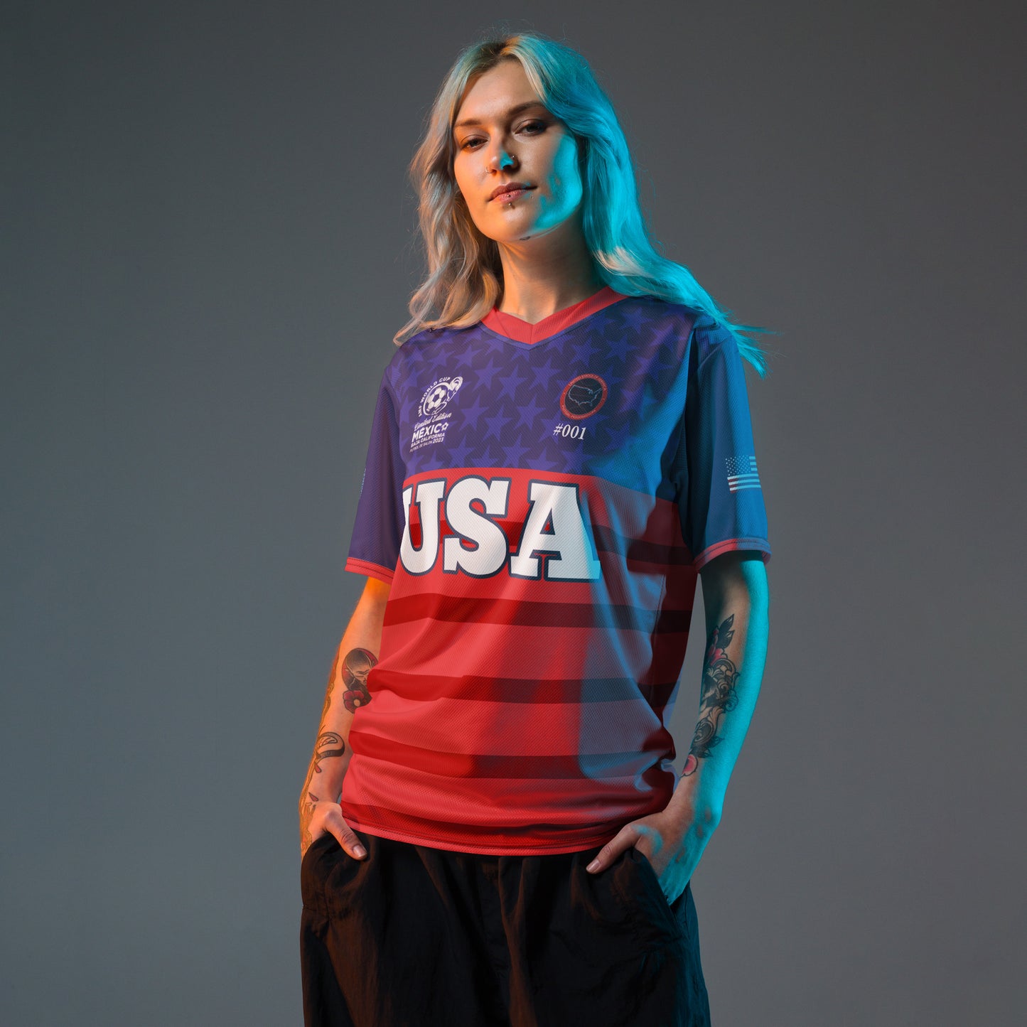 2023 AMF World Cup USA Supporters Jersey Design 1