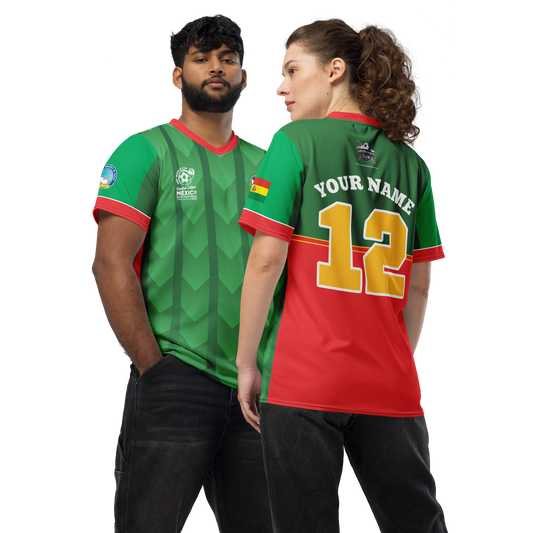 2023 AMF World Cup Bolivia Supporters Jersey  Design 2