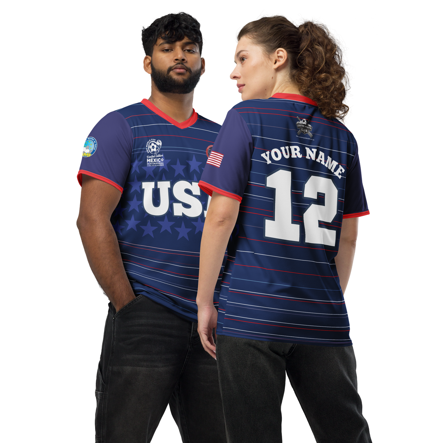 2023 AMF World Cup USA Supporters Jersey Design 2