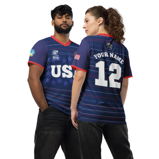 2023 AMF World Cup USA Supporters Jersey Design 2