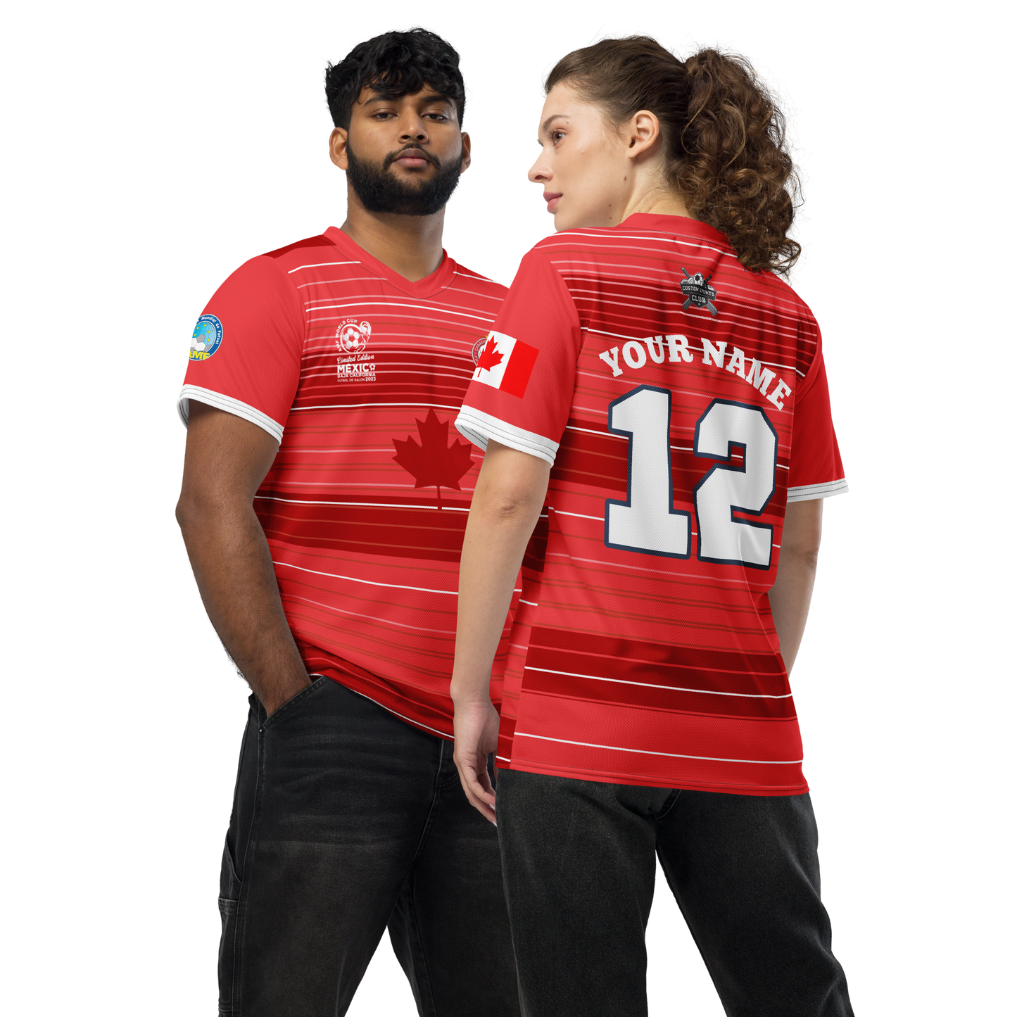 2023 AMF World Cup Canadian Supporters Jersey Design 1