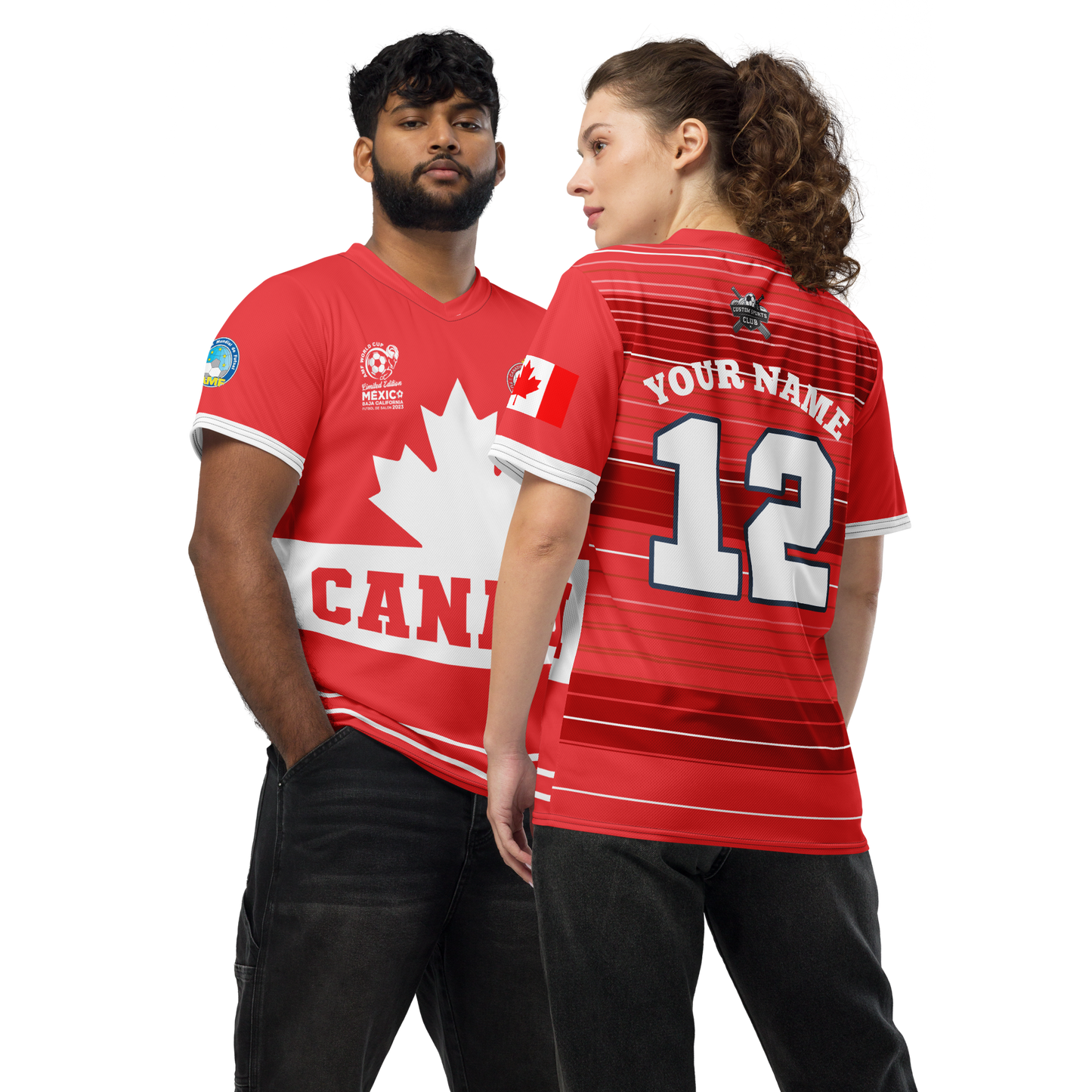 2023 AMF World Cup Canada Supporters Jersey Design 2