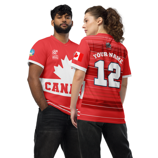 2023 AMF World Cup Canada Supporters Jersey Design 2