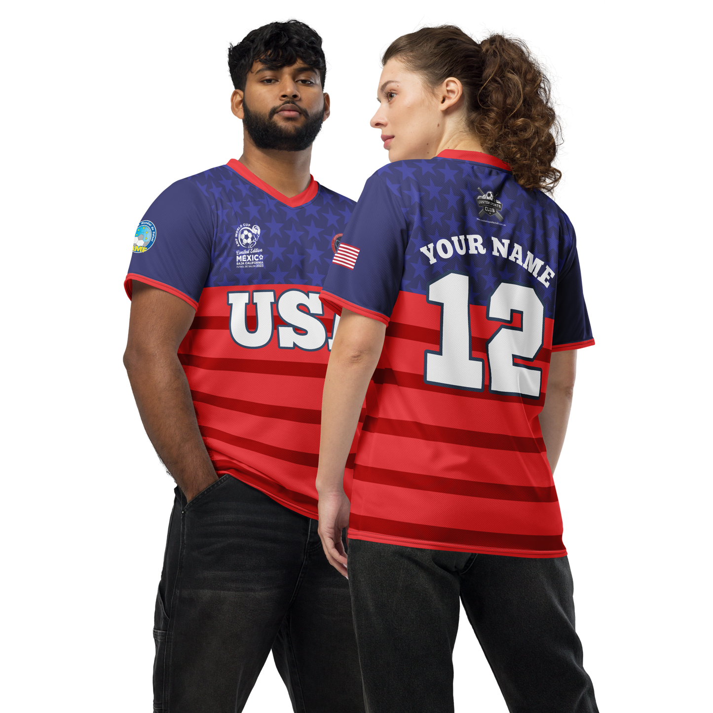 2023 AMF World Cup USA Supporters Jersey Design 1