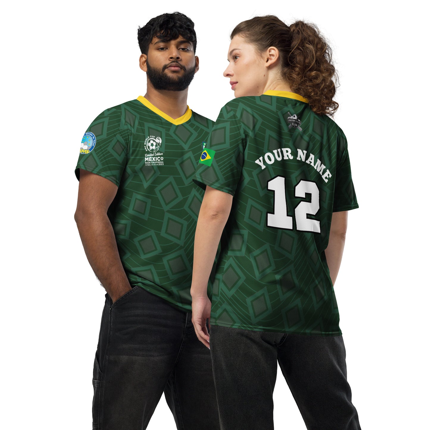 2023 AMF World Cup Brazil Supporters Jersey Design 2