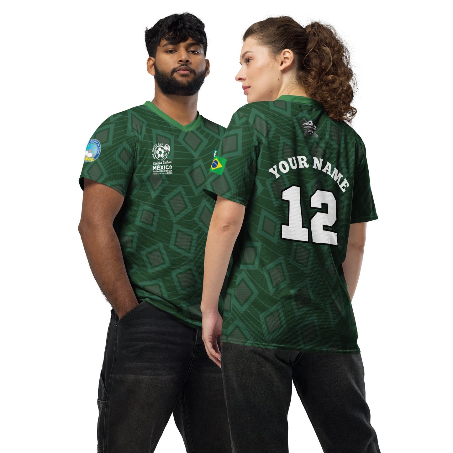 2023 AMF World Cup Brazil Supporters Jersey Design 2