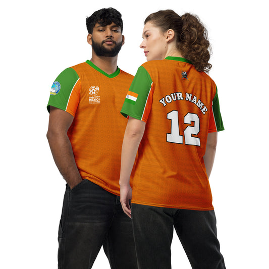 2023 AMF World Cup India Supporters Jersey Design 1