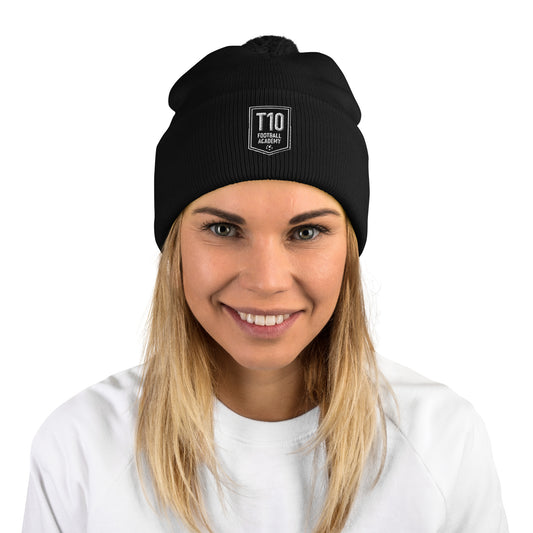 T10 Football Academy Pom-Pom Beanie