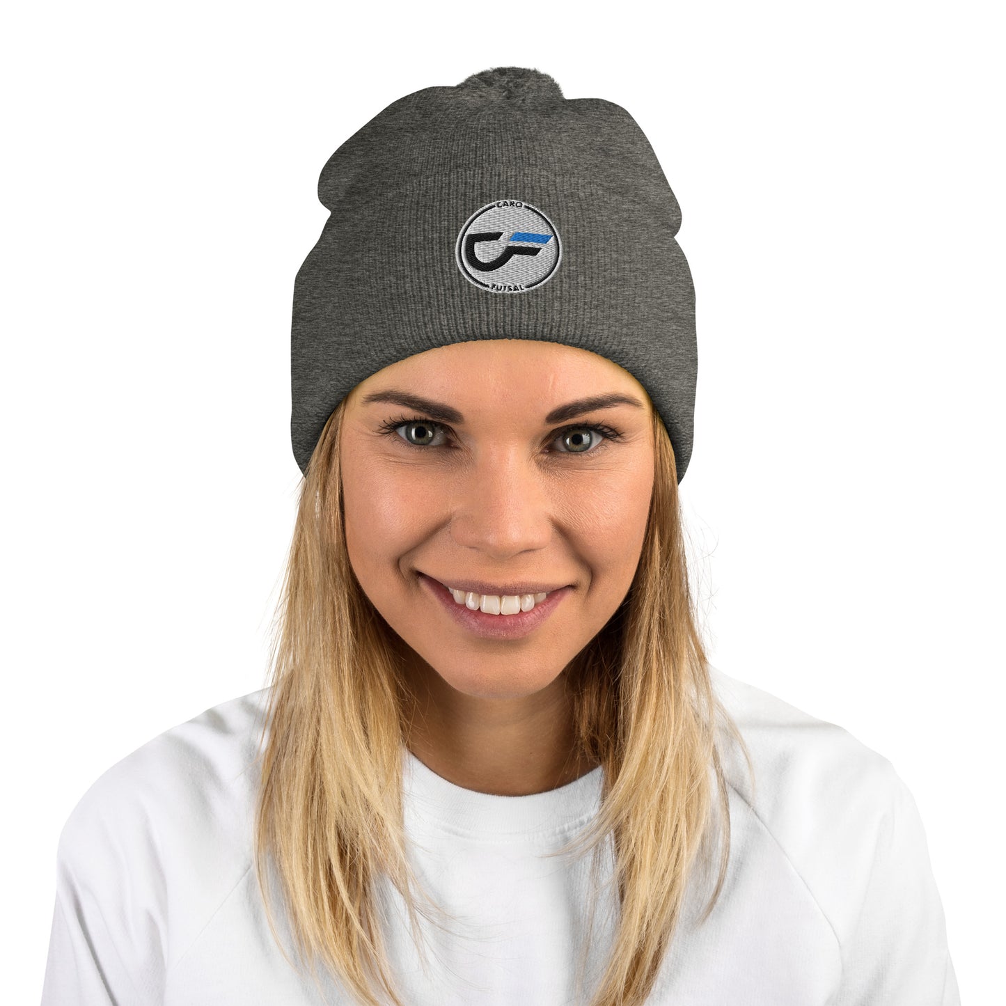 Caro Futsal Pom-Pom Beanie