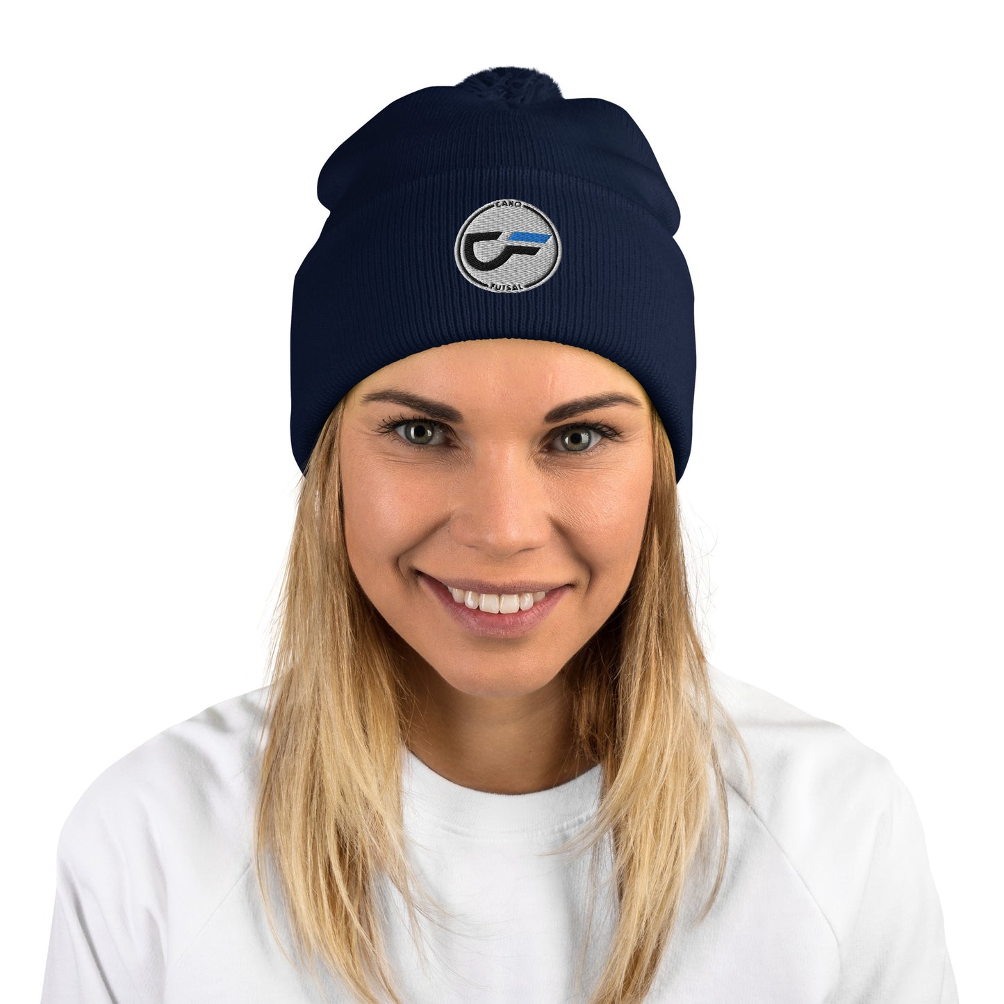 Caro Futsal Pom-Pom Beanie