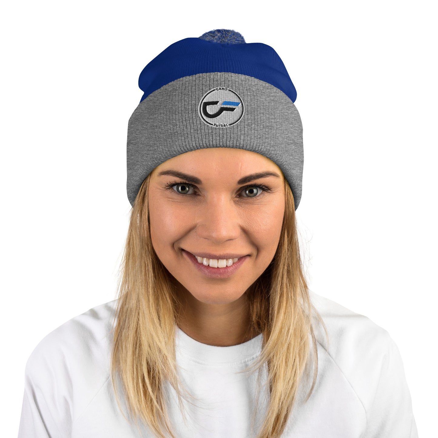 Caro Futsal Pom-Pom Beanie