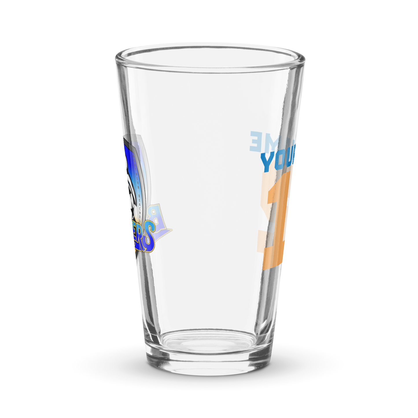 Breakers Personalised Pint Glass