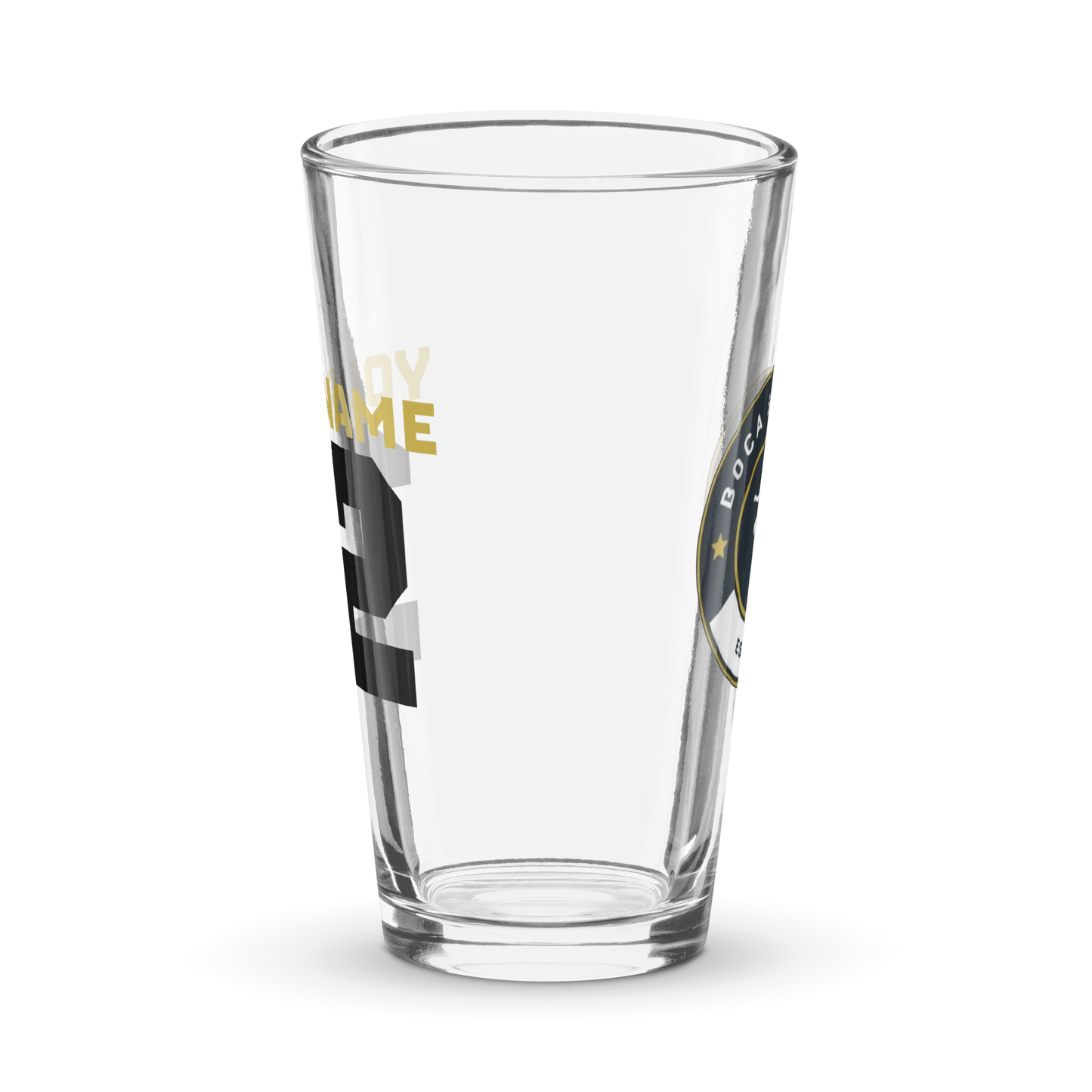 Boca Seniors Personalised Pint Glass