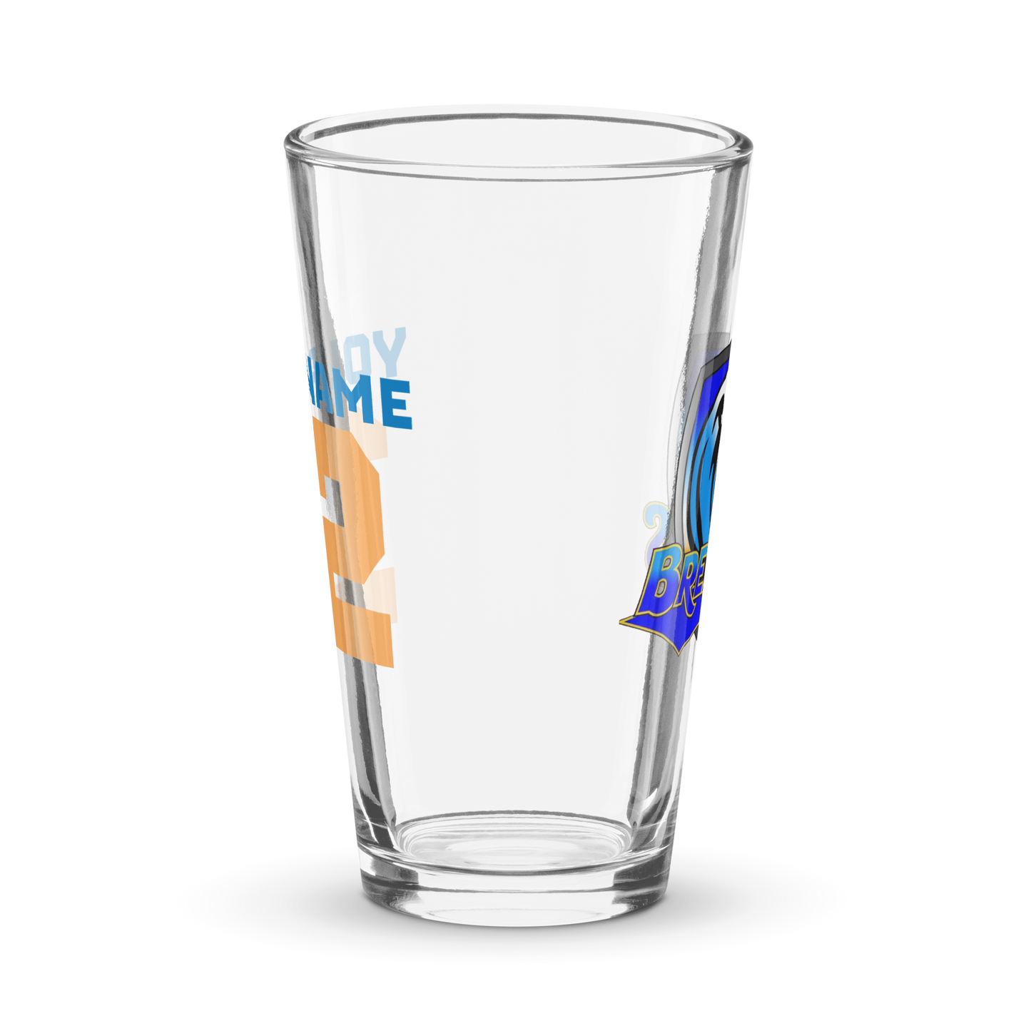 Breakers Personalised Pint Glass