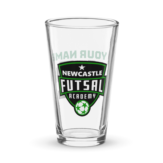 Newcastle Futsal Academy Personalised Pint Glass