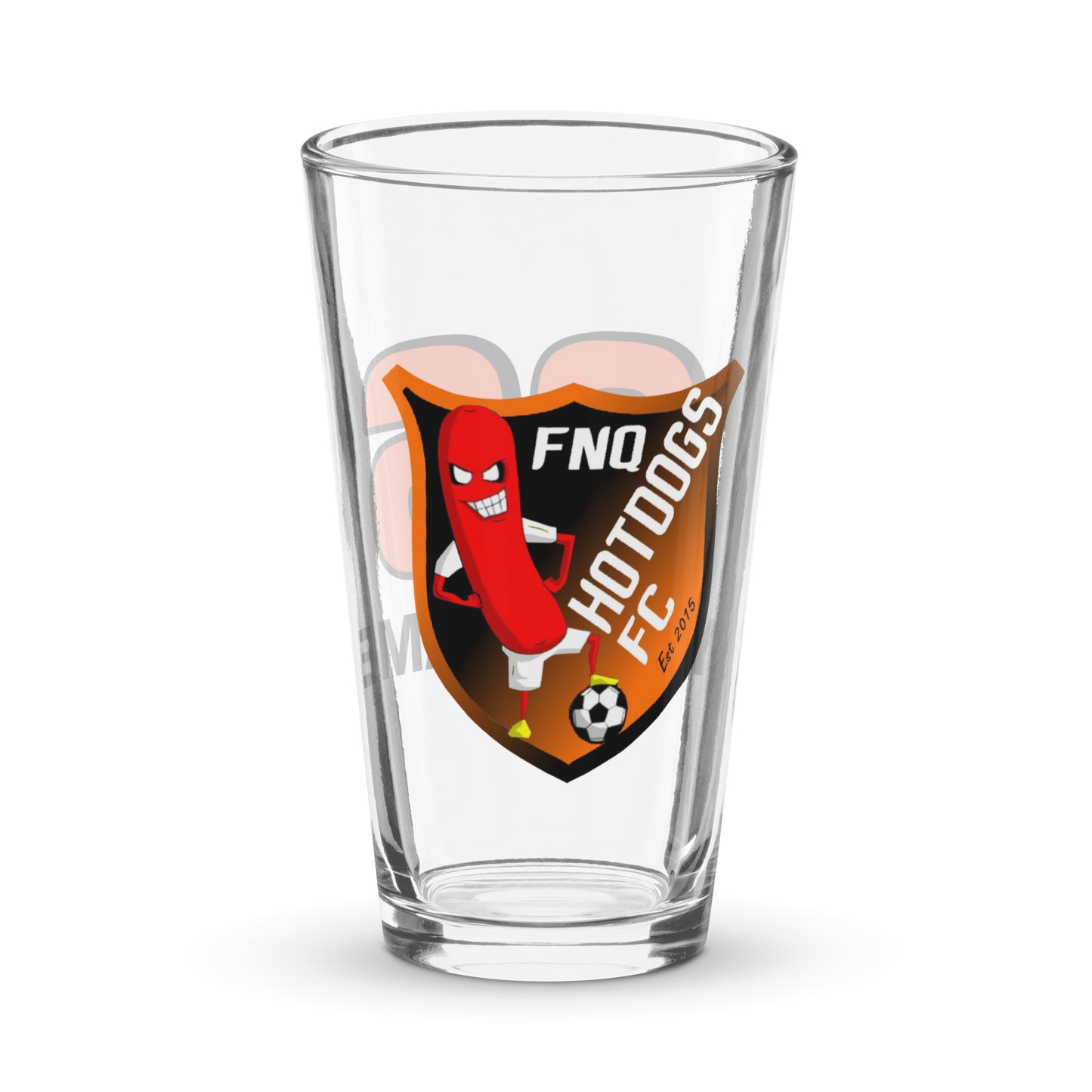 Hot Dogs Futsal Club Personalised Pint Glass