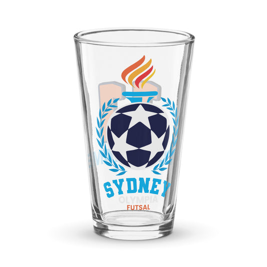 Sydney Olympic Futsal Club Personalised Pint Glass