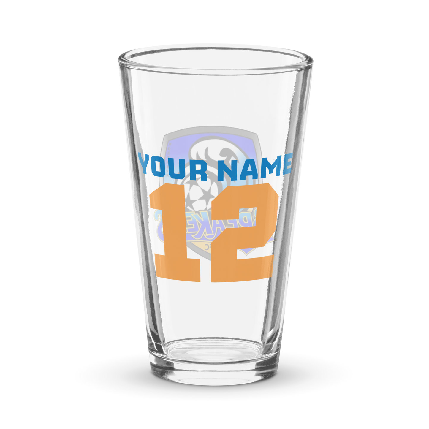 Breakers Personalised Pint Glass