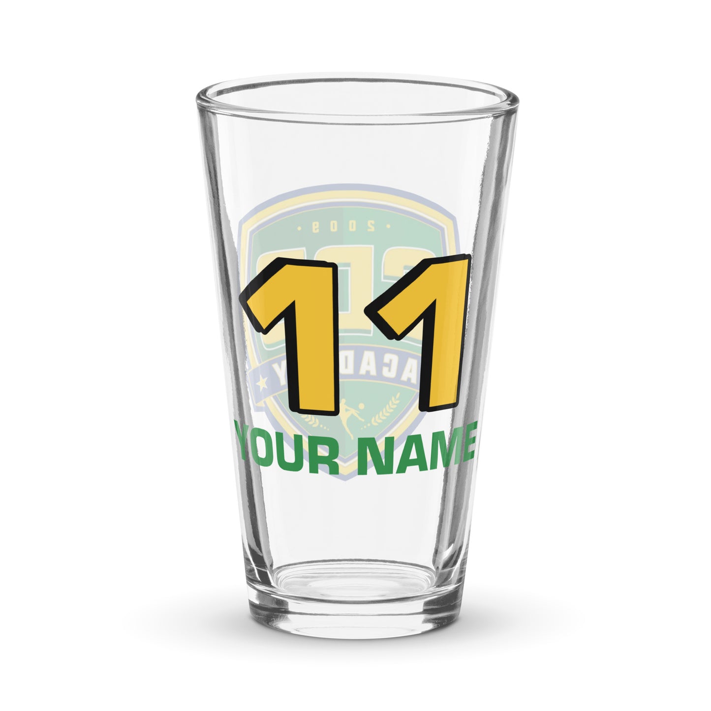 SDB Academy Personalise Pint Glass