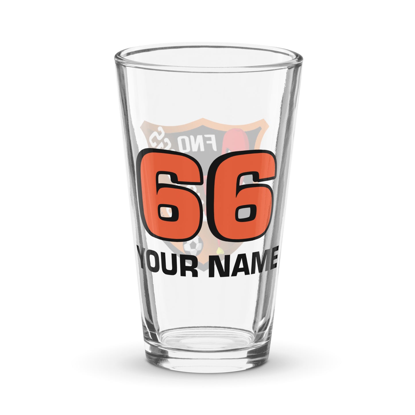 Hot Dogs Futsal Club Personalised Pint Glass