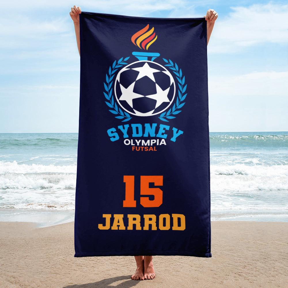 Sydney Olympic Personalised Players Towel Navy