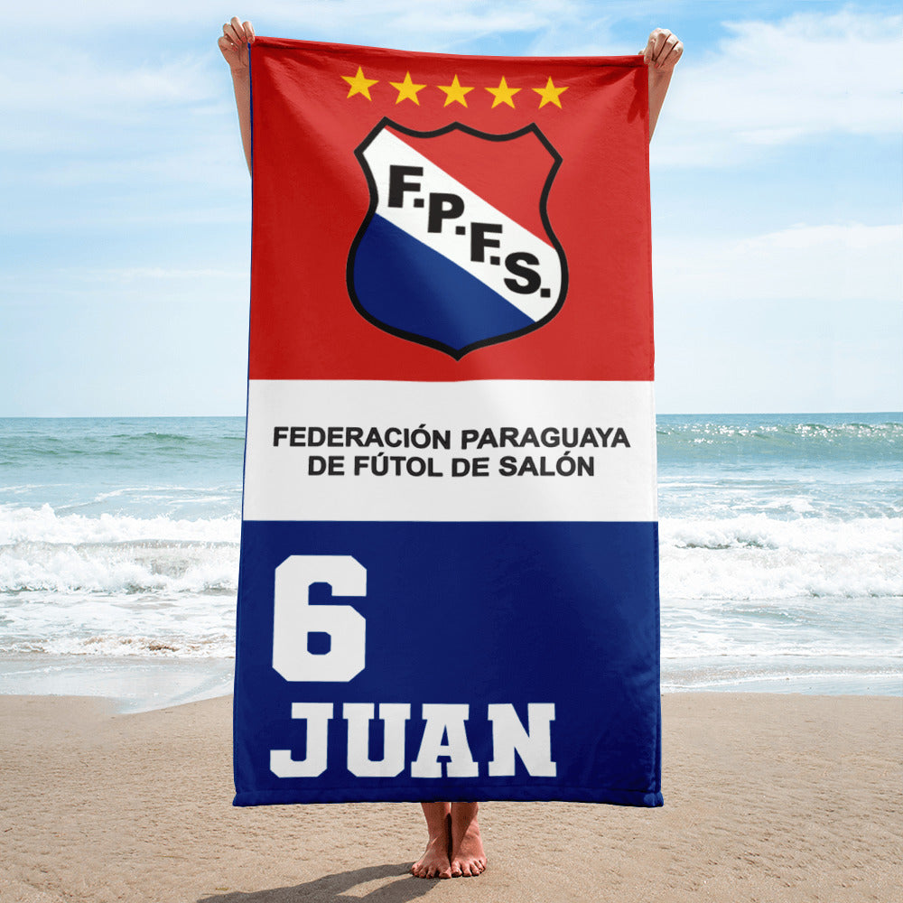 Paraguay Futsal Federation Personalised Towel