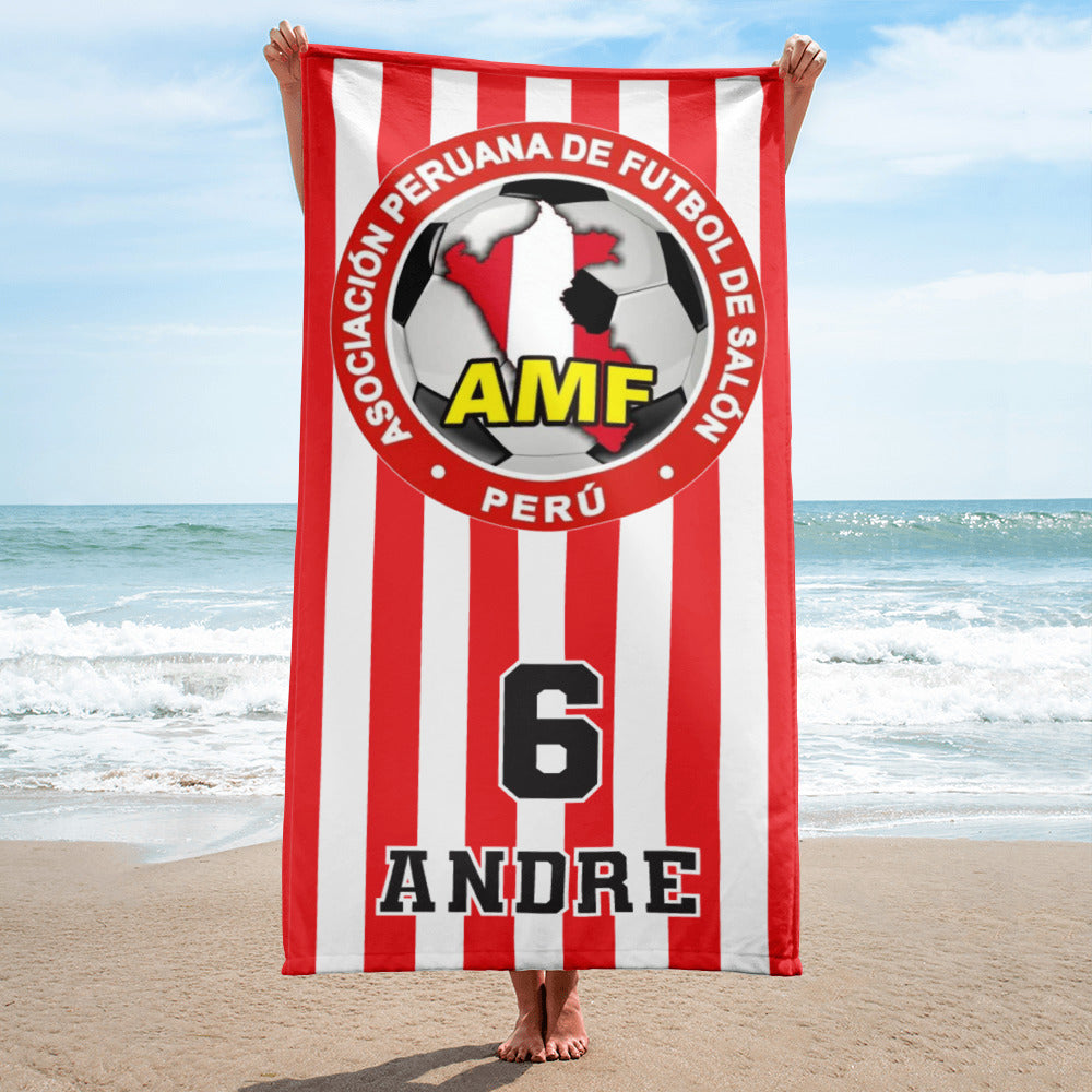 Peru Futsal Association Personalised Towel