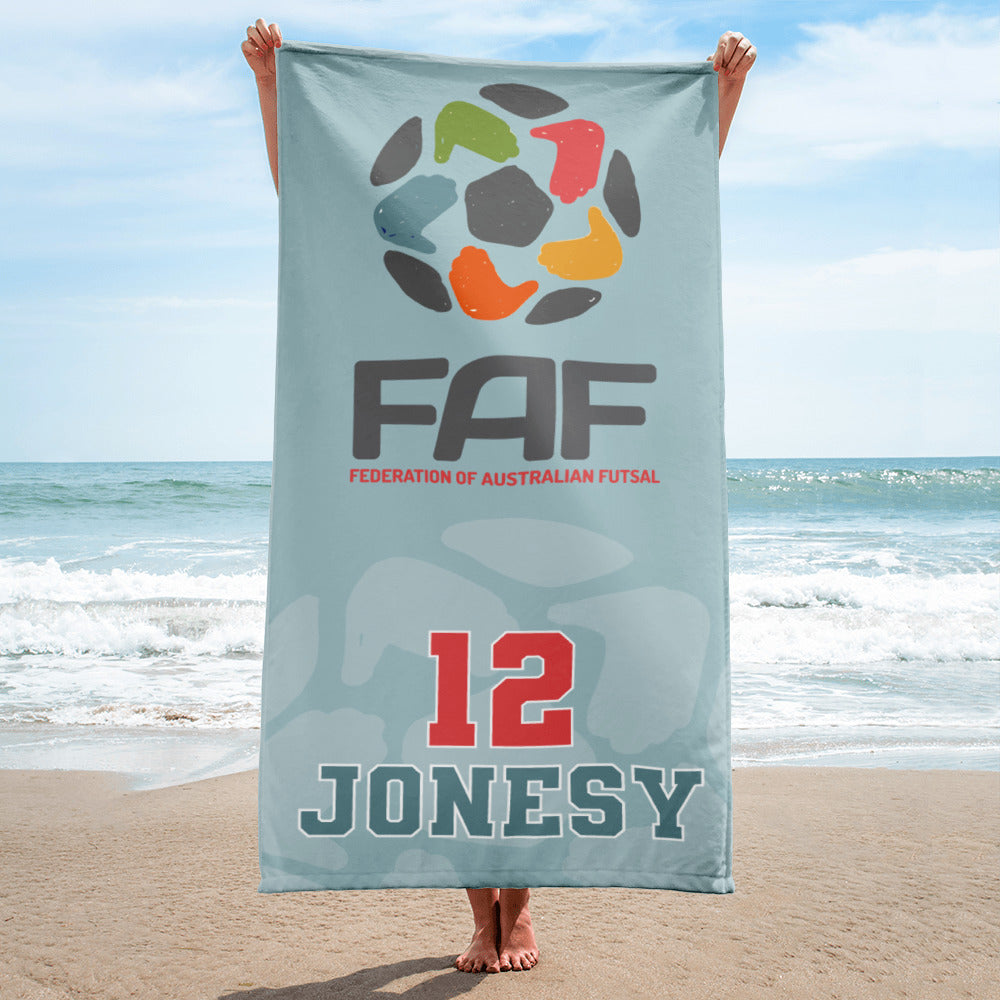 Federation of Australian Futsal Personalised Towel