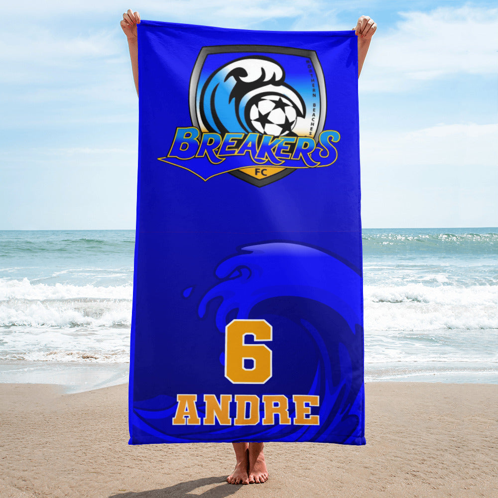 Breakers Futsal Personalised Towel