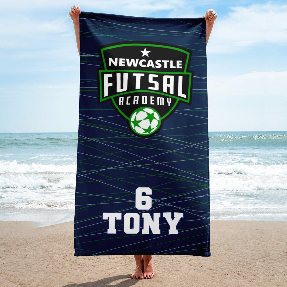 Newcastle Futsal Academy Personalised Towel