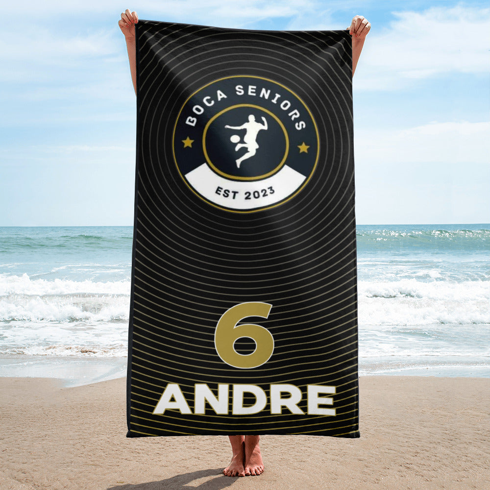 Boca Seniors Personalised Towel