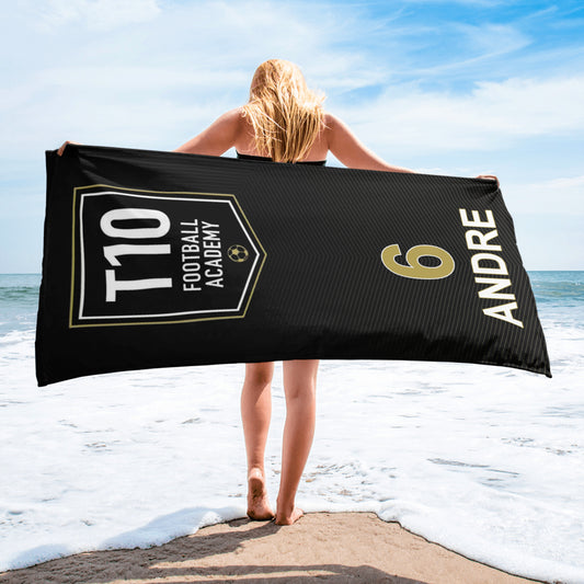 T10 Football Academy Personalised Towel