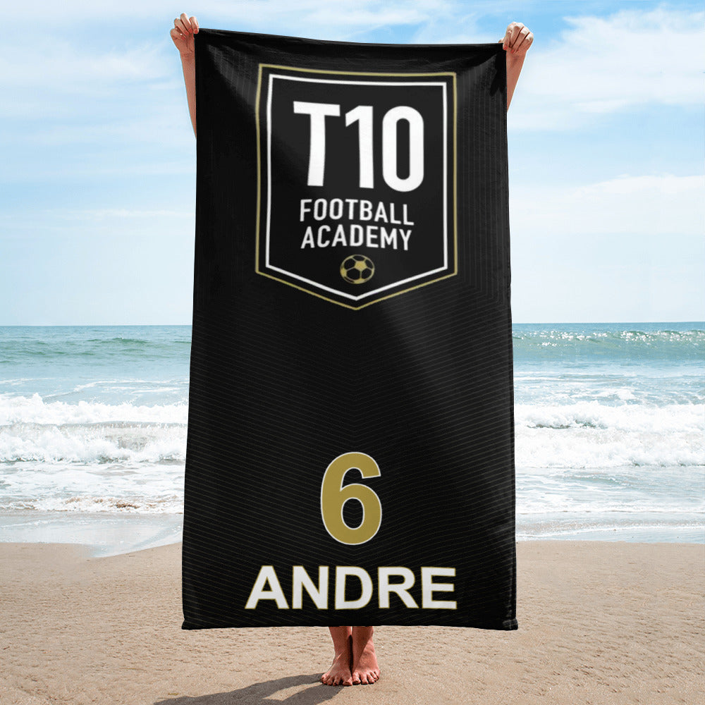 T10 Football Academy Personalised Towel