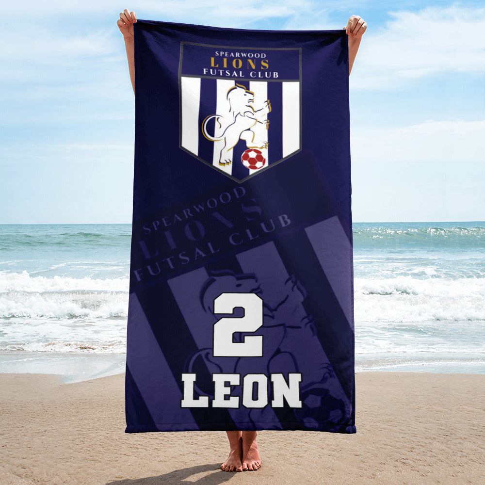 Spearwood Lions Futsal Personalised Towel