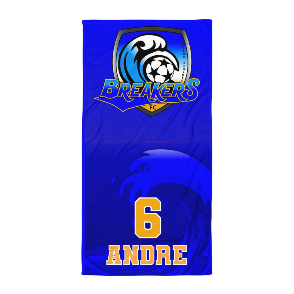 Breakers Futsal Personalised Towel