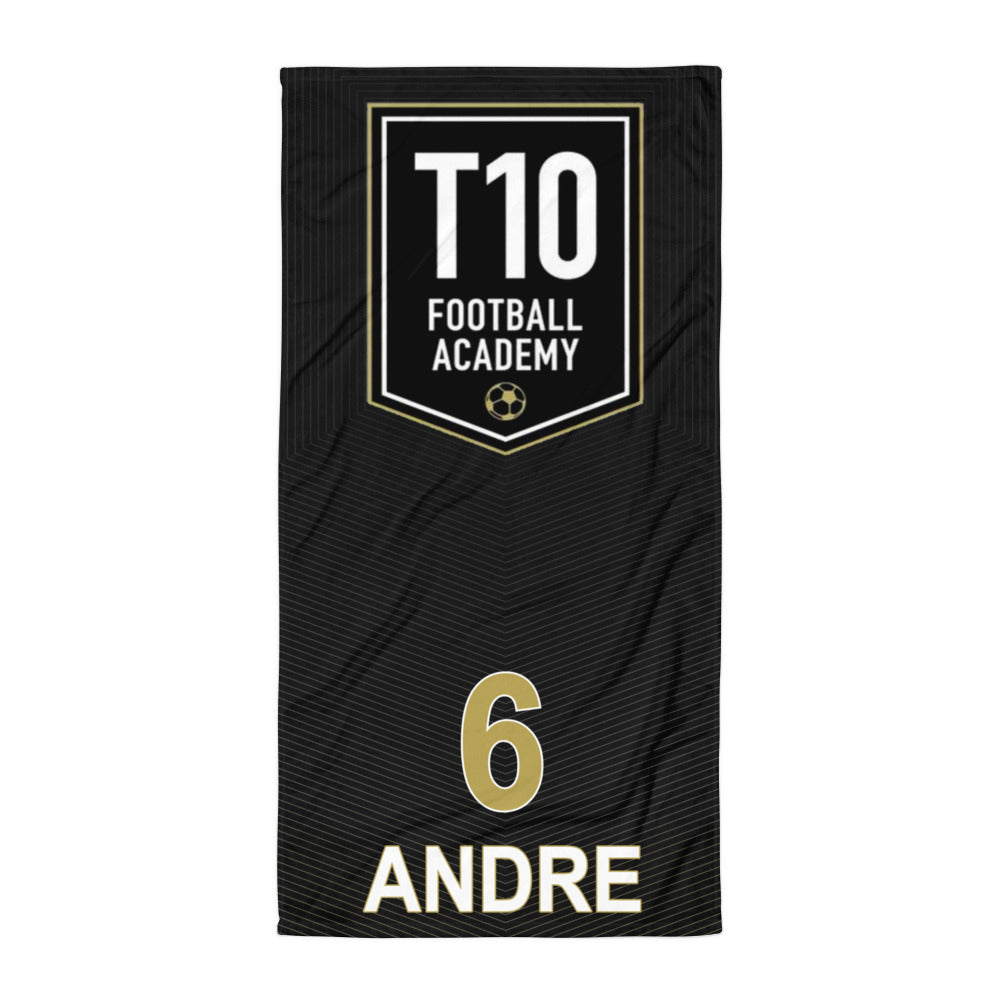 T10 Football Academy Personalised Towel