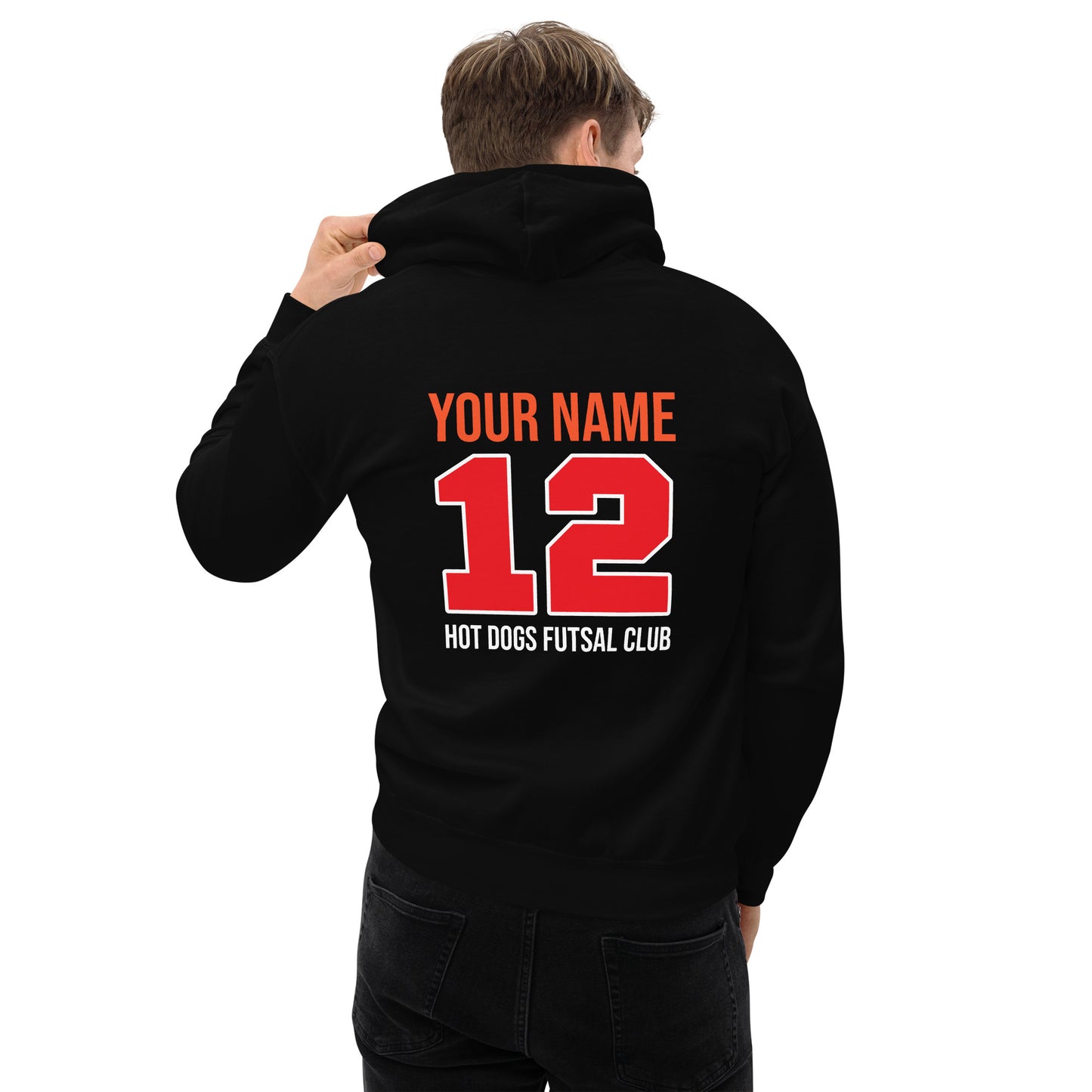 Hot Dogs Personalised Unisex Hoodie