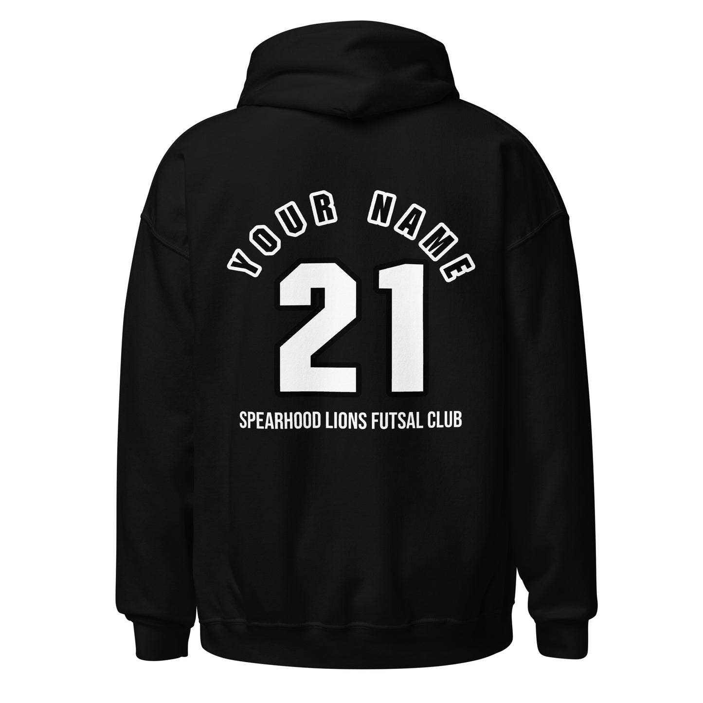 Spearwood Lions Futsal Club Personalised Unisex Hoodie