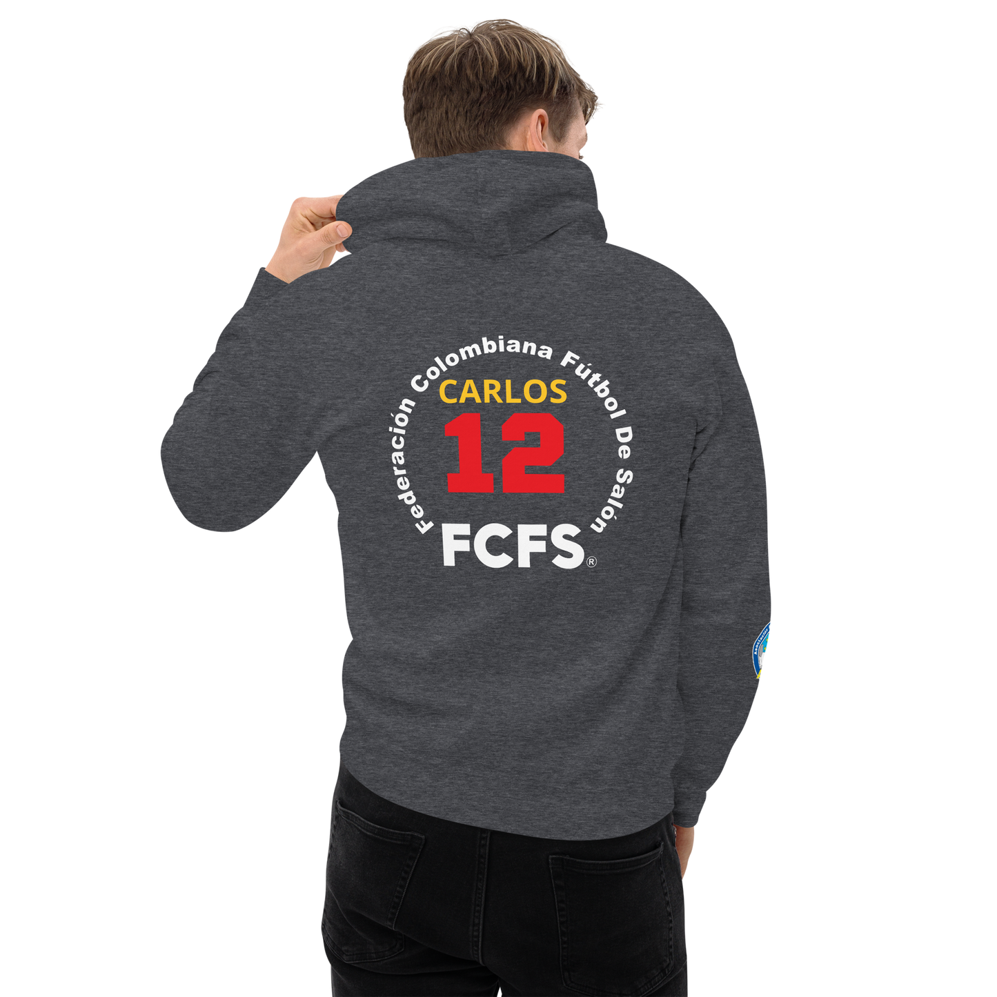 Colombian Futsal Federation Personalised Unisex Hoodie