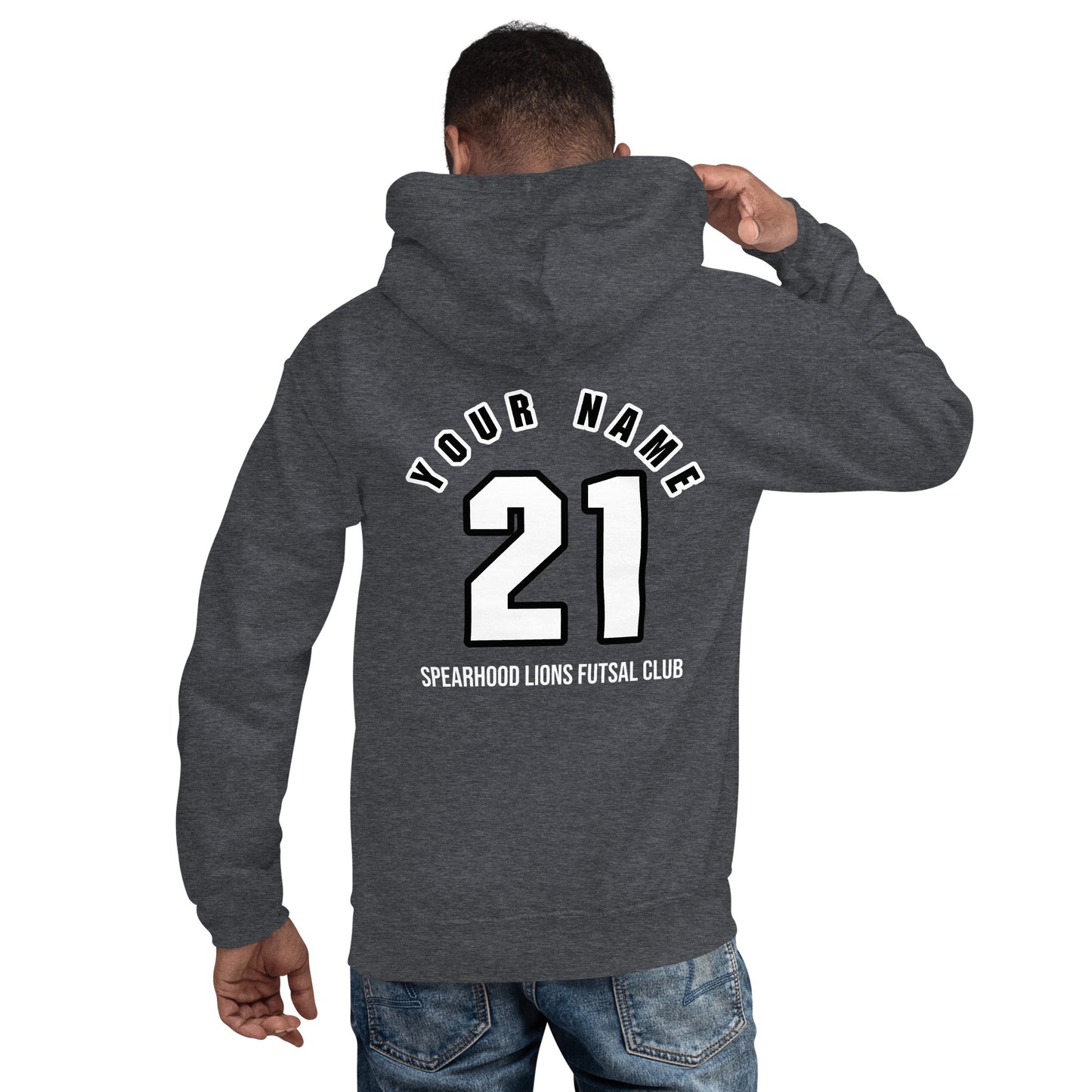 Spearwood Lions Futsal Club Personalised Unisex Hoodie