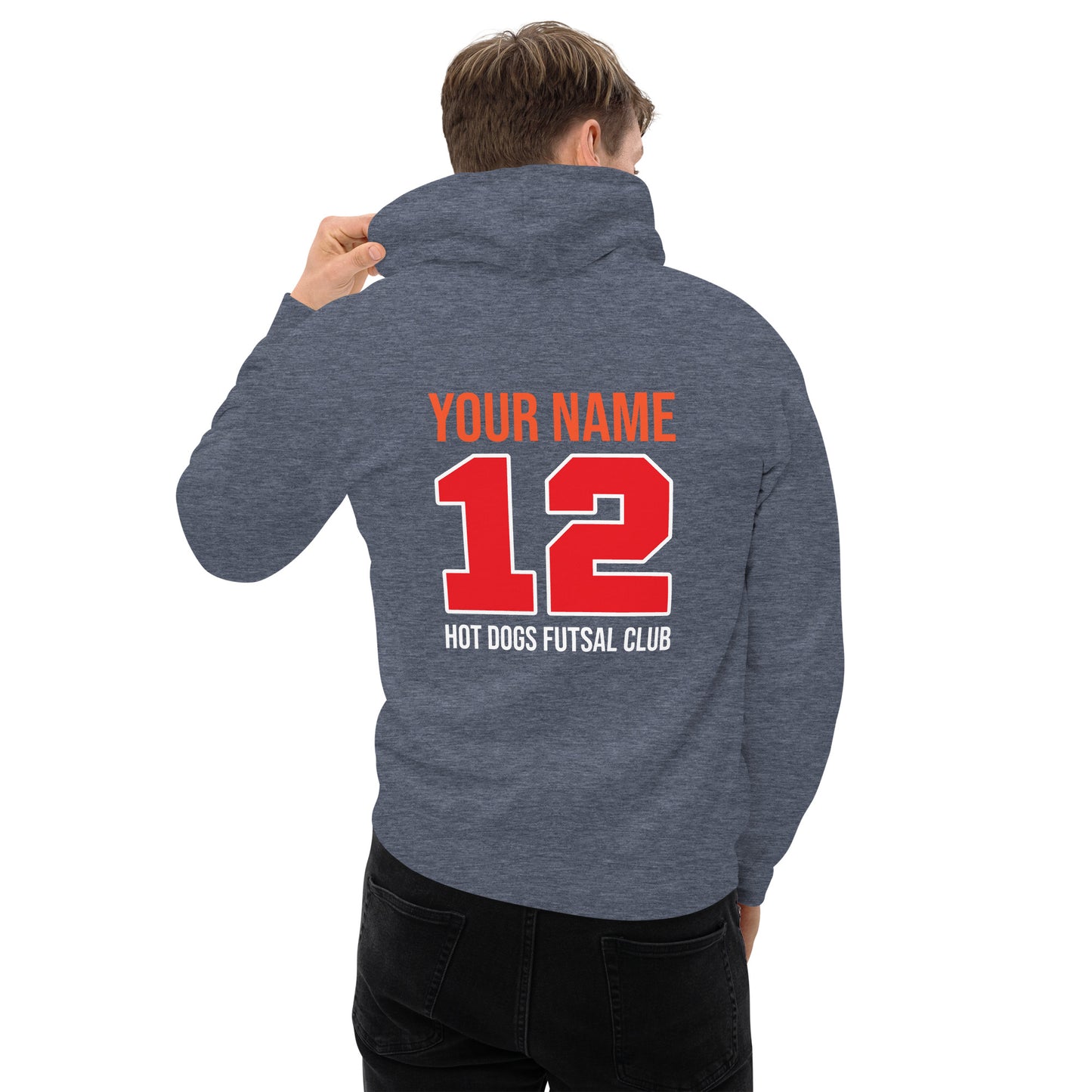 Hot Dogs Personalised Unisex Hoodie