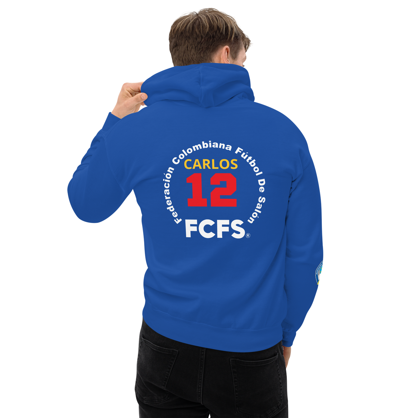 Colombian Futsal Federation Personalised Unisex Hoodie