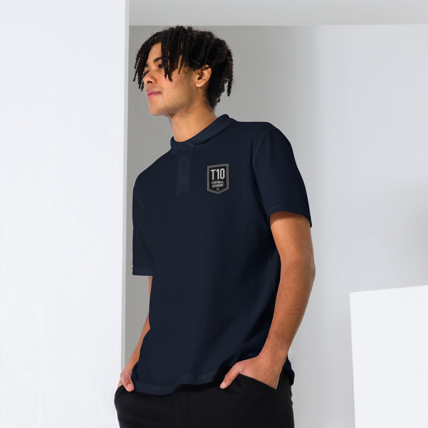 T10 Football Unisex Pique Polo Shirt