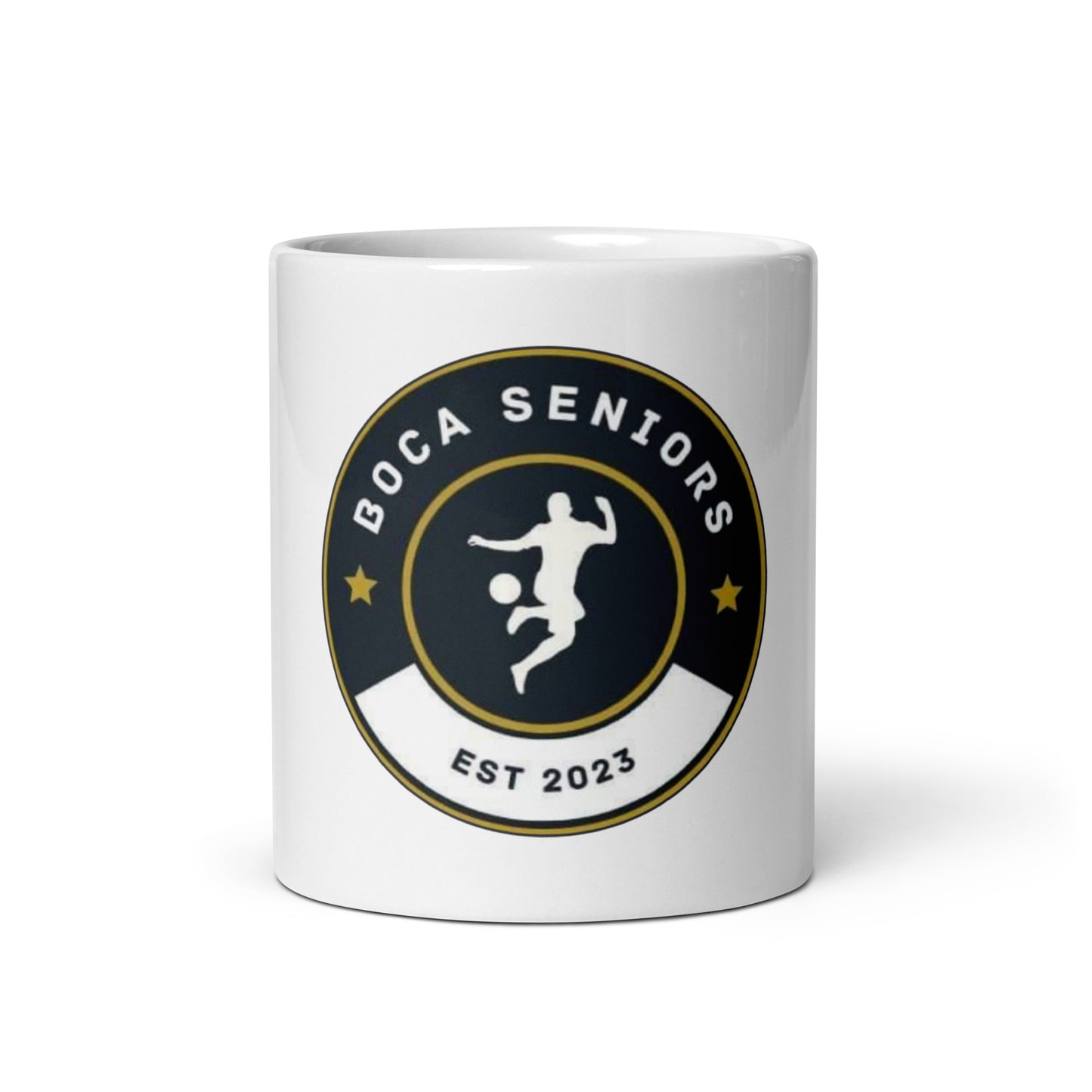 Boca Seniors White Mug