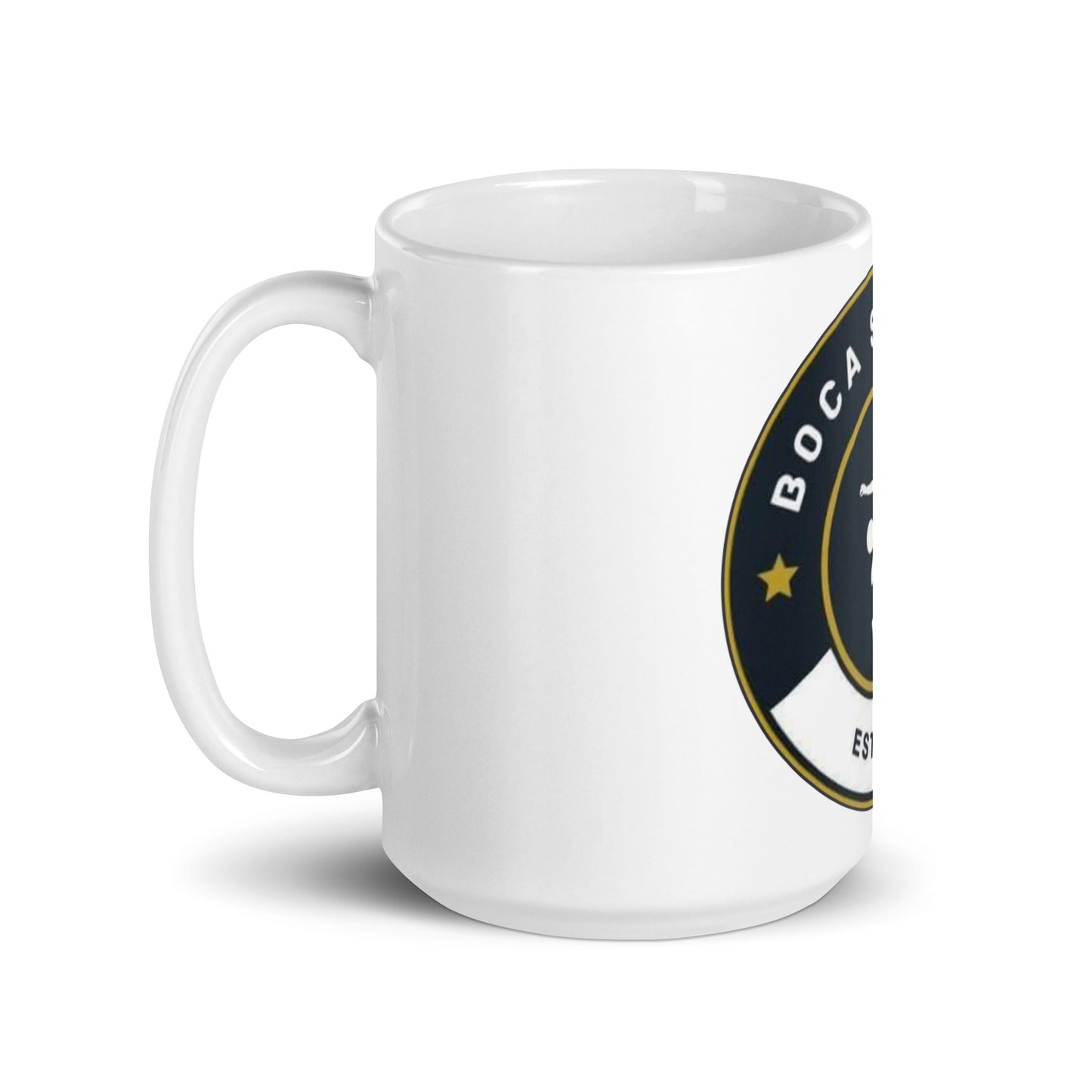 Boca Seniors White Mug