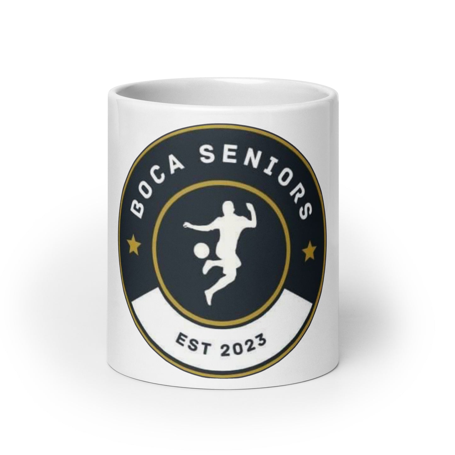 Boca Seniors White Mug